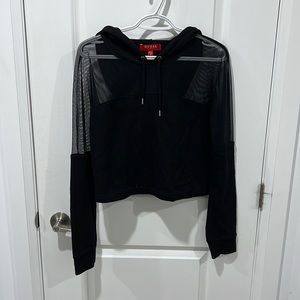 GUESS - See-Through Block Hoodie